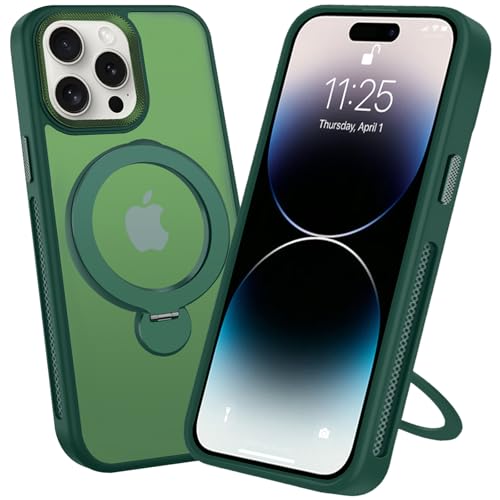LONEINTIAN iPhone 14Pro P[X 360°]X^h MagSafe ACtH14Pro ϏՌ O Jo[ pق14Pro ČRMILKi X}zP[X Ot ^h[dΉ ԍڃz_[ VFM O[