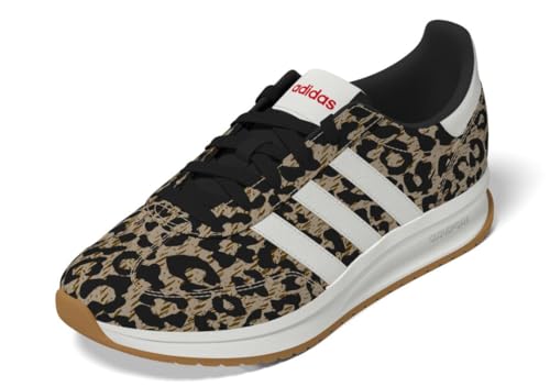 adidas Women's Run 70s 2.0 Sneaker, Magic Beige/Off White/Black, 9