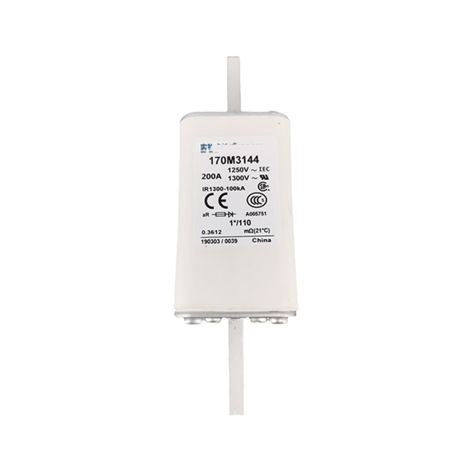JJHQOKYNA 170M3144 Current limiting Fuse Base encapsulated Electronic Components(170m3144)