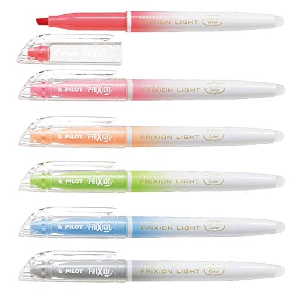 PILOT FRIXION LIGHT 6色セット Erasable Frixion Light Natural Colors 6 Set - Tokyo Pen Shop