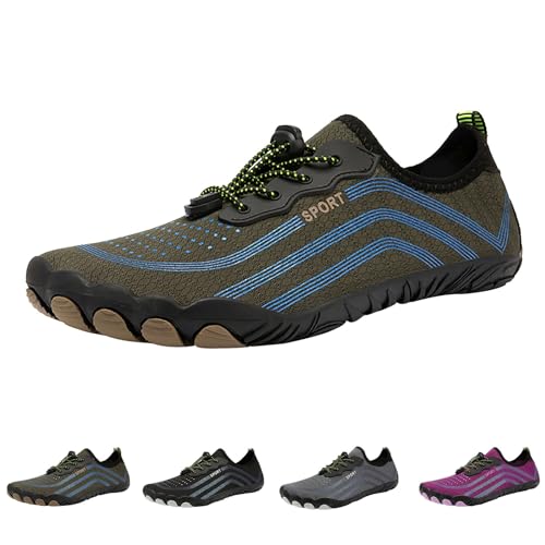 Zapatos descalzos unisex y zapatos de baño: zapatos de playa, zapatos de agua, zapatos de surf, zapatos de natación para mujer y hombre, zapatos descalzos, zapatos multifunción para deportes acuáticos