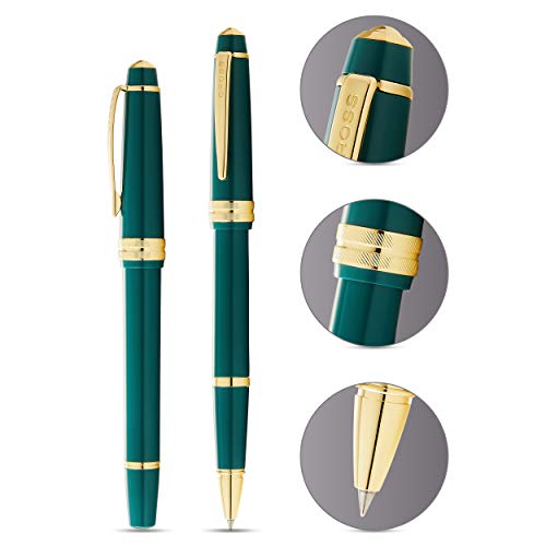 CROSS Bailey Light AT0745-12 Refillable Resin Gel Ink Rollerball Pen with Polished Gold Tone Appointments, Medium Point - Image 2