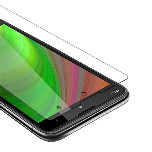 cadorabo Verre Trempé compatible avec WIKO ROBBY en HAUTE TRANSPARENT - Verre de protection d'écran trempé (Tempered) en dureté 9H avec 3D touch