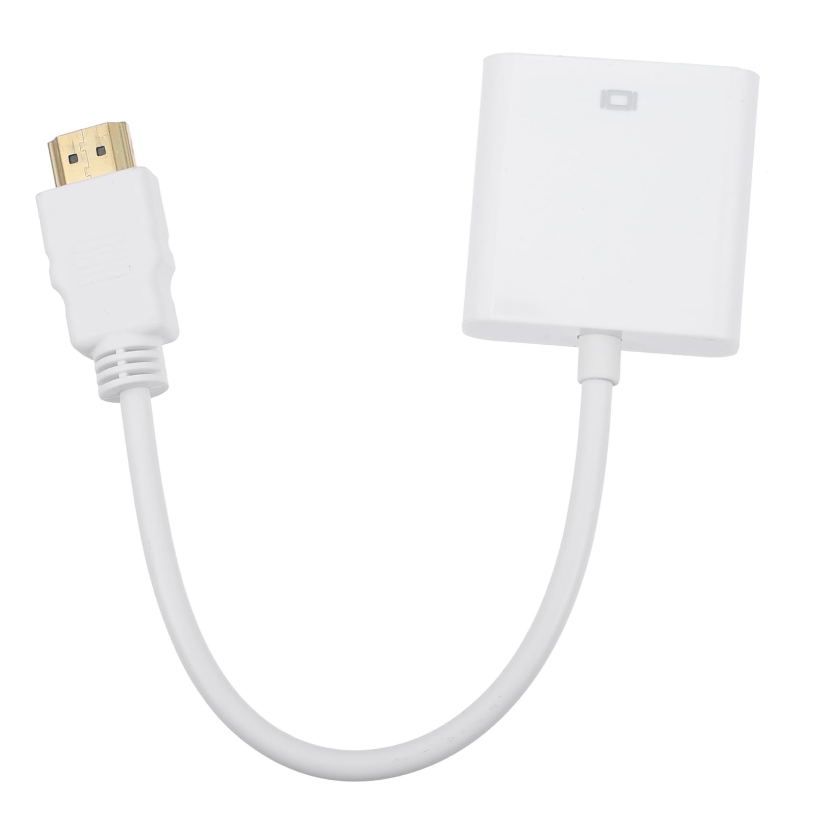 KONTONTY Vga Cable Adapter Vga Converter Convert Cable Home Converter Video Converter Video Cable Office Supplies Abs White