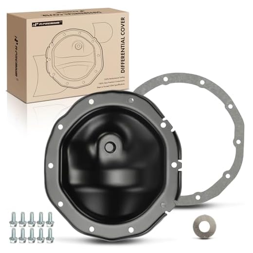 A-Premium Rear Differential Cover with Gasket & Magnet Compatible with Chevy, GMC & Cadillac Models - Escalade Silverado Sierra Suburban Express Sonoma Tahoe Yukon S10 Blazer Jimmy Savana 1998-2010