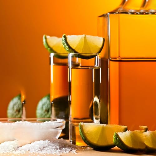 Image of VILON Premium Shot Glasses Set of 6 Heavy Base Vodka & Tequila Shot Crystal Transparent Glass (Water Shot Glass 70ML)