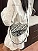 Women's Jacquard Embroidered Single-Shoulder Crossbody Bag, Fashion Shoulder Purse with Decorative Embroidery