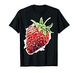 Photo Gallery illustrazione grafica del ritratto della frutta della fragola maglietta Photo Gallery illustrazione grafica del ritratto della frutta della fragola maglietta