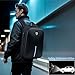 FENRUIEN Gaming Laptop Backpack 15.6 Inch, Expandable Hard Shell Backpack with USB Charging Port, Water Resistant Business Computer Backpack, Black