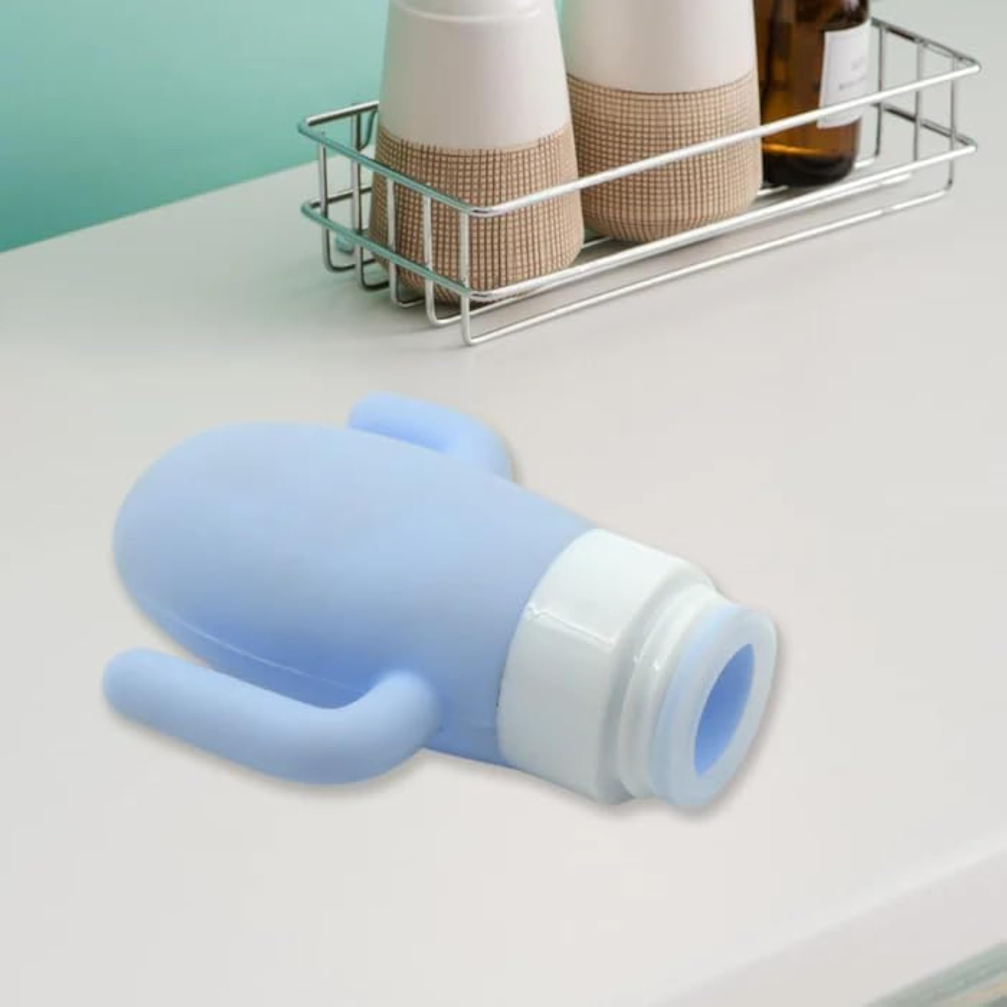 Portable Silicone Travel Bottle Set with Cactus Design