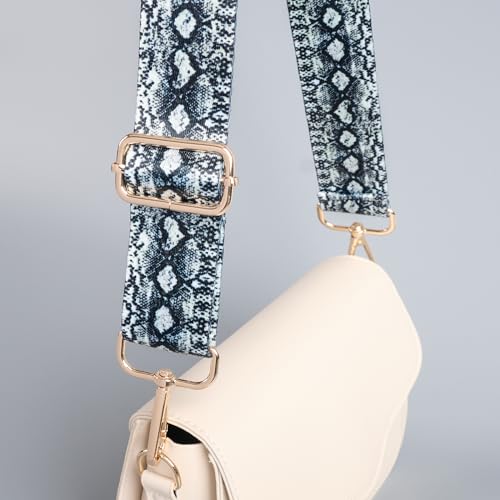 Image of chushui Colorful Pattern Purse Strap, Wide Crossbody Bag Strap Replacement | Change the look of your bag with a simple strap swap.