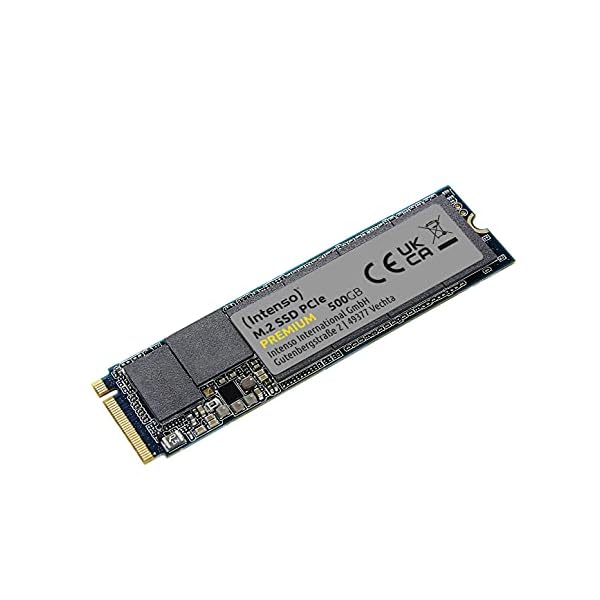 Intenso 500 GB M.2 SSD PCIe Premium, hasta 2100 MB/s PCIe Gen.3x4 NVMe