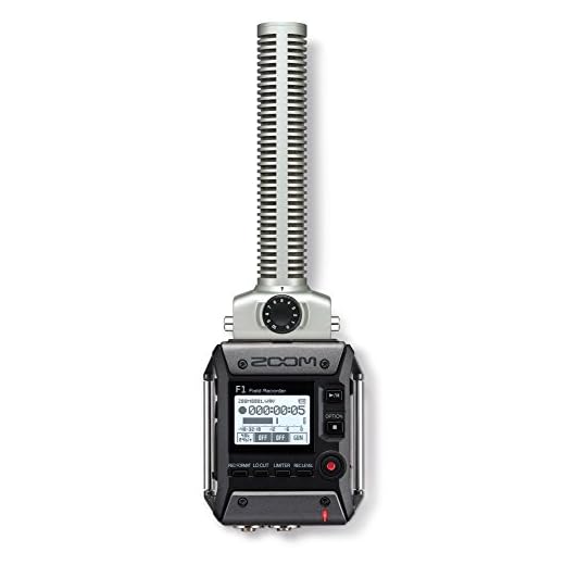 Gravador de Campo Zoom F1-SP Field com Microfone Shotgun