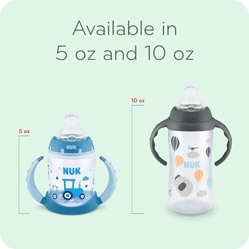 nuk learner cup 6 months timeless collection amazon exclusive 10 oz  bpa free spill proof sippy cup 2 count pack of 1