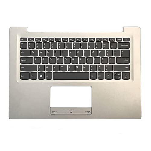 Clavier Lenovo ideapad S130-14IGM avec coque supérieure argentée disposition US QWERTY