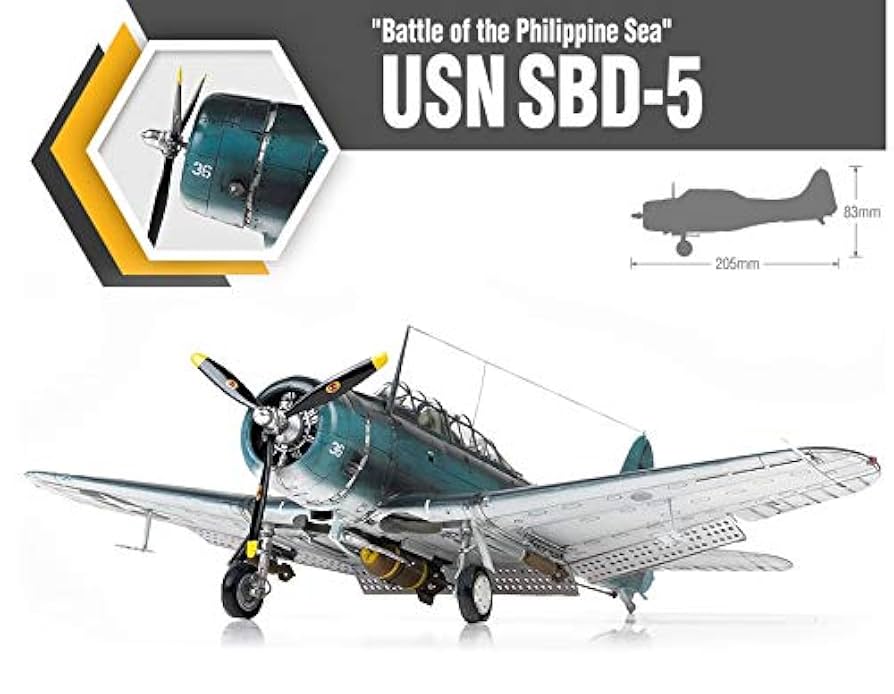 Amazon | Academy Models Academy US 海軍 SBD-5 ダグラス SBD