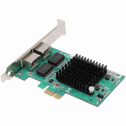 Tarjeta de red para PC, tarjeta Ethernet PCI-E 1X Gigabit para servidor 82575-S miniatura 1