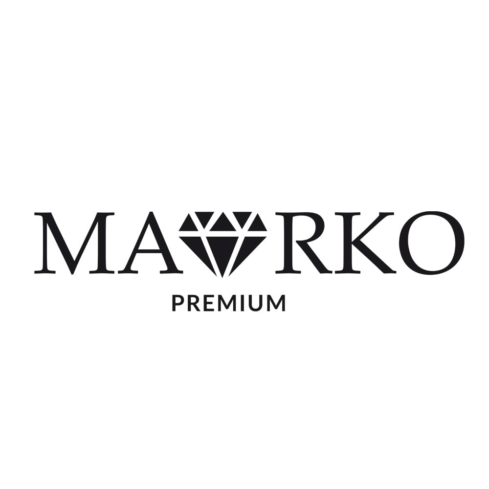 MARKO Goldring Schmuck - Damenring aus echtem Gold 333 - Goldring mit Box - Verlobungsring, Ehering, Schmuck - 8 Karat Gold - Geschenk für Frau, Freundin