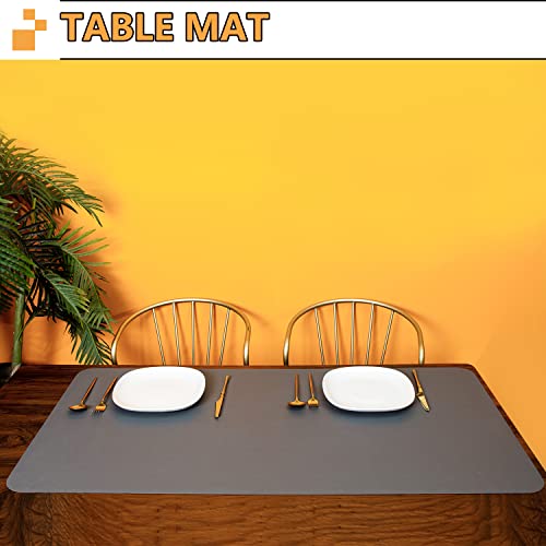 Warome Silicone Mat, 47"X 23.6" Silicone Mats For Kitchen Counter, Nonslip Heat Resistant Mat, Extra Large Kitchen Counter Mat, Waterproof Countertop Protector For Placemat/Craft Mat, No Creases-Gray #TOP5