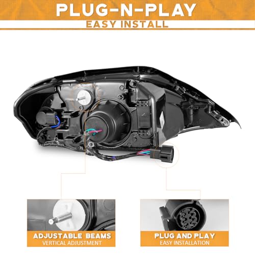 WEELMOTO 2000–2005 Mercury Sable Headlights | OEM Replacement Assembly - Image 4