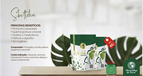 Kit Maravilhas da Terra com 1 Chá SB + 1 Sbeltchá + 1 Linfachá