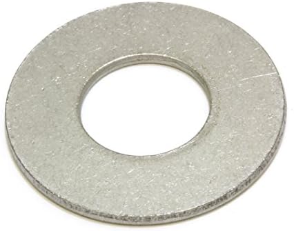 10 x 1/2" OD Stainless Washer (100 Pack), (18-8) 304 Stainless Steel Flat Finish Washer - Corrosion Resistant Load Distribution Choose Size, by Bolt Dropper.