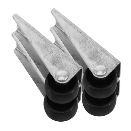 IMIKEYA 5piezas Ruedas Para Muebles Con Soporte Reforzado Rodillos De Nylon Silenciosos De Servicio Pesado Para Puertas Correderas Juego De Antideslizantes y Anticarcoma Movilidad Suave