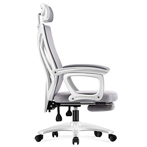 Chaise exécutif haut de gamme en maille avec fonction inclinable et repose-pieds