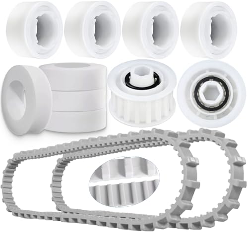 Nautilus cc Plus Replacement Parts 9985006-R2 Timing Track 6101611-R4 Climbing Ring Replacement 3884997-R6 Guide Wheels Pulley Gears Combo Kits for Maytronics Dolphin Nautilus M200 DX3 Pool Robot