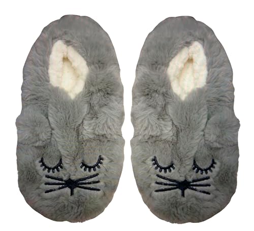 Fuzzy Babba Women's Slipper Socks ~ Bottom Grippers ~ Lightweight ~ Women Shoe Size 7-9.5