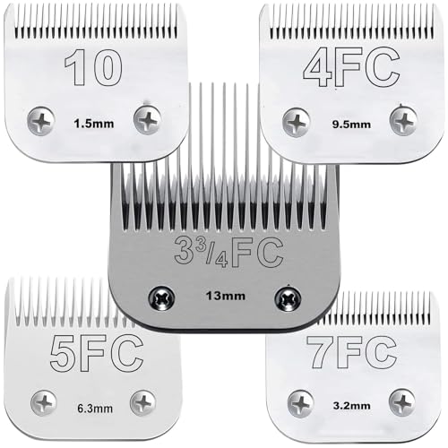 3FC+4FC+5FC+7FC+10# Blade Dog Grooming Compatible...