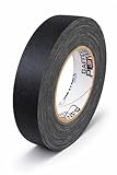 Professional Premium Grade Gaffer Tape - Black | Heavy Duty Pro Gaff Tape | Secures Cables | Holds Down Wires Leaves No Sticky Residue | Easy to Tear | Multipurpose | Better Than Duct Tape