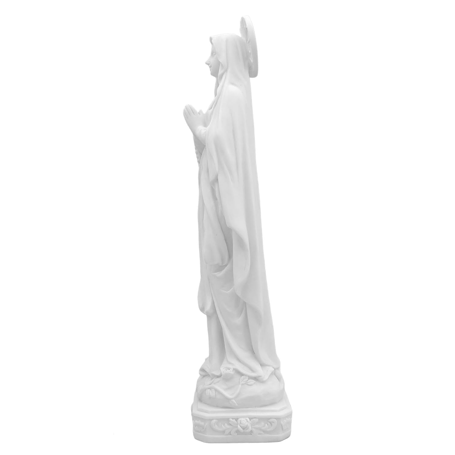 PlentifulHome Lourdes Virgin Mary Statue, Catholic Blessed Mother Mary Figurine - Image 2