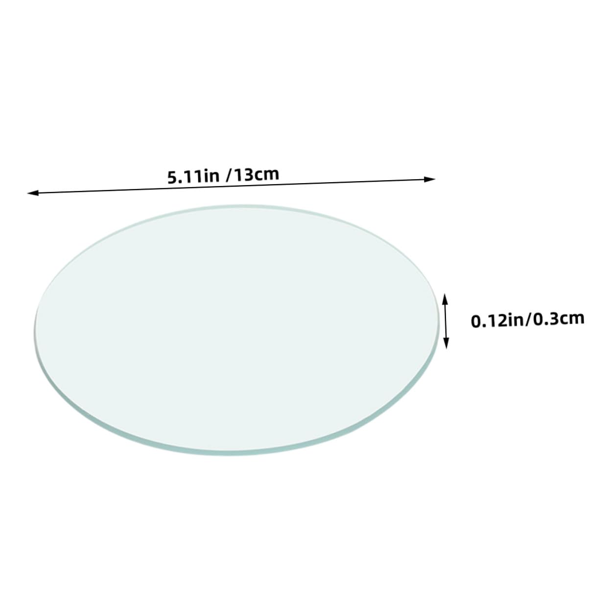 LIFKOME 10pezzi Vetri Trasparenti per Orologi da Laboratorio Coperchi per Becher in Vetro Resistente alle Alte Temperature Accessori per Esperimenti Chimici Misurazioni Precise e Chiusura
