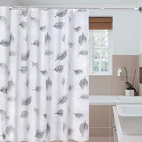 CELBERENA Plastic Shower Curtain Liner 72x72 Inchs, Bathroom PEVA Shower Curtains Waterproof Decor Farmhouse Shower Curtain Set with 12 Pack Shower Curtains Hooks