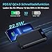 Enerwow Power Bank, 27000mAh Powerbank PD 30W Schnellaufladung Externe Handyakkus mit Digitaldisplay, USB C Tragbares Ladegerät mit iPhone 15 14 13 12 Pro Max und Andere Geräte