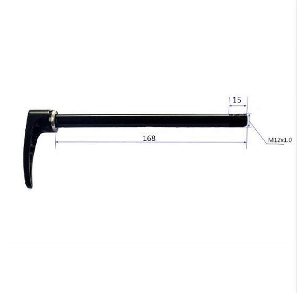 Serrages et Blocages Rapides Roue 142X12 arrière Thru Bikes essieu Brochette VTT 12 mm Pas de vis 1,0 mm Longueur Totale 168mm Quick Release 12X142 Libération Rapide de Vélo