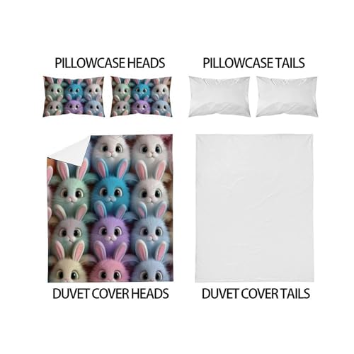 Housse de couette double microfibre pour lit d'enfant et garçon - 4