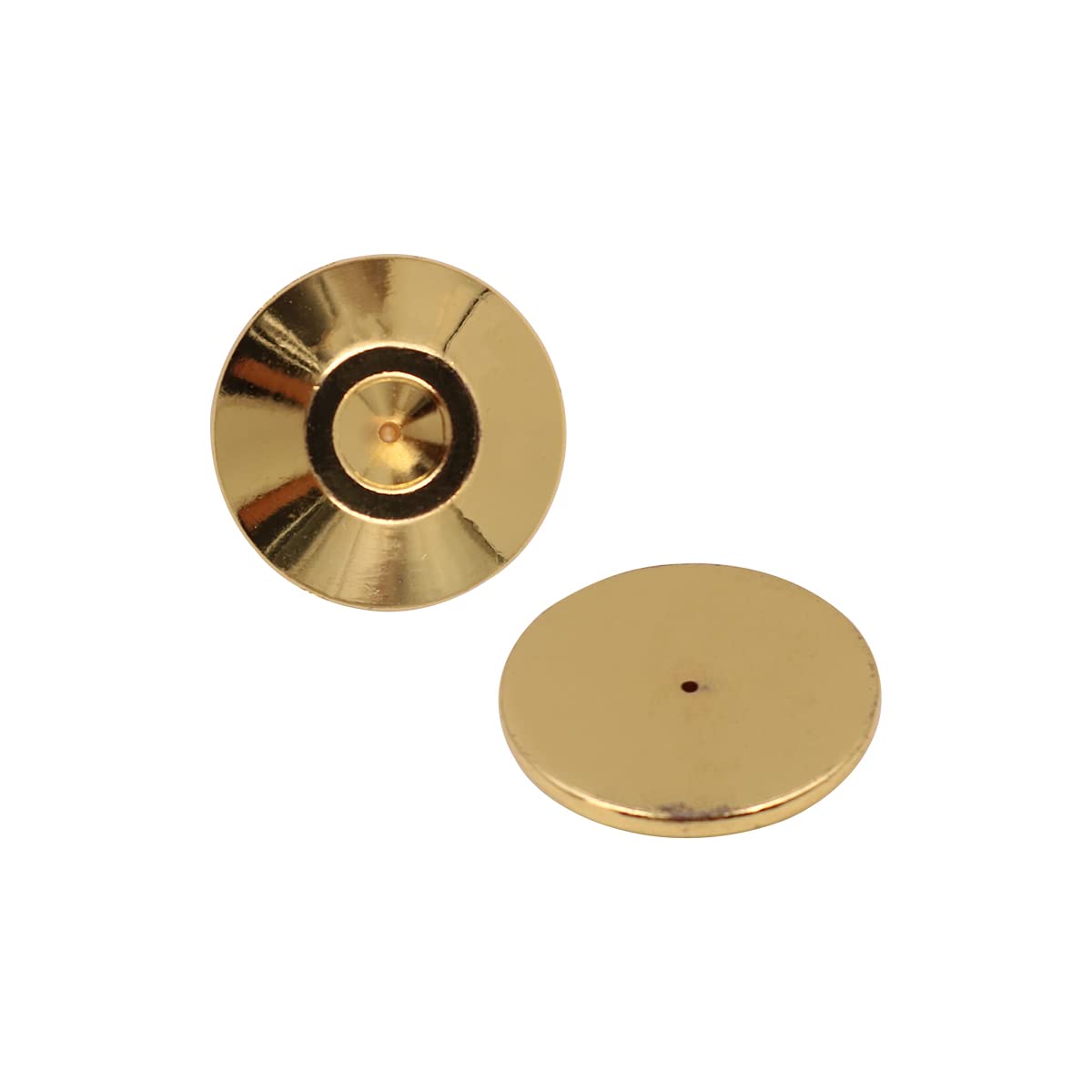 Lot de 4 Pointes de Haut-Parleur pour Haut-Parleur CD Audio Subwoofer Amplificateur Platine Vinyle Isolation Pieds Cône Isolateur Antichoc sans Trace avec adhésif Double Face