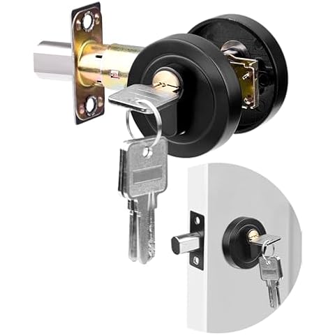 Round Security Deadbolt Lock for Doors Cover
