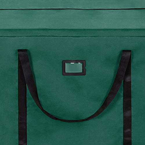 Best Choice Products 600D Polyester Rolling Duffle Storage Bag for Up To 9ft Christmas Tree w/ Wheels, Handle - Green