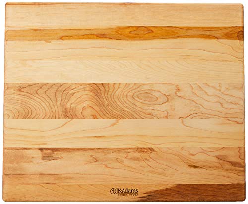 J.k. Adams 17-Inch-By-14-Inch Maple Wood Kitchen Basic Cutting Board #TOP2