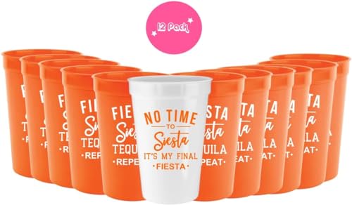 Bach Bride Final Fiesta Bachelorette Party Cups Fiesta Party Decorations Includes 12 Cinco de Mayo party Cup
