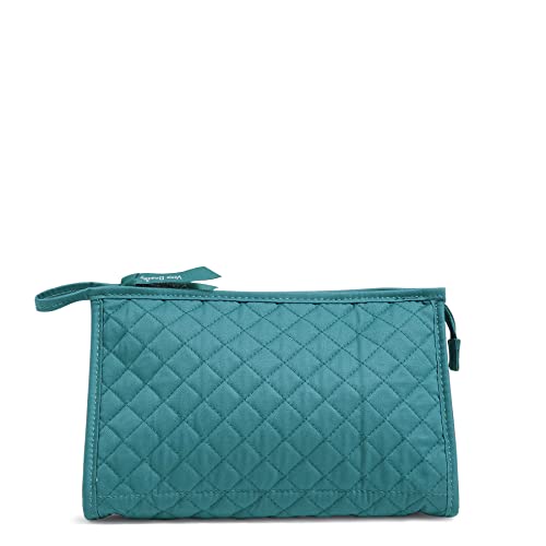 Vera Bradley Women's Cotton Trapeze Cosmetic Makeup Organizer Bag