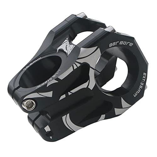 DeeRace ダウンヒルバイクBMX用バイクショートステム31.8mmハンドルバーステム自転車パーツ - ブラック