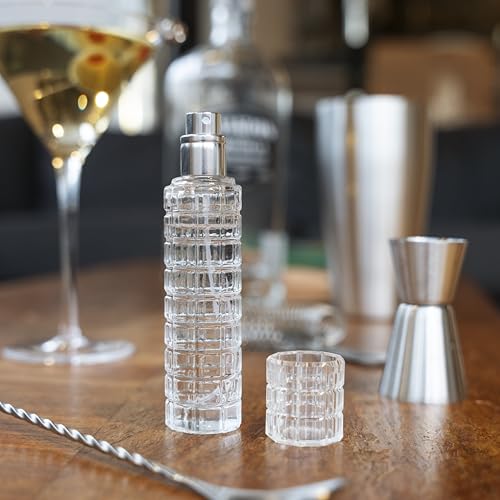 Viski Martini Atomizer Perfect for Vermouth or Bitters, Travel Spray Bottle, Travel Fragrance, DIY, Refillable Bar Sprayer, Stainless Steel, Bar Accessory, 30 ml.4