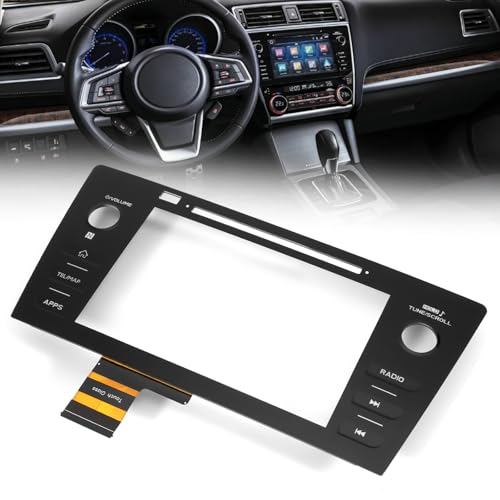 VORGENS High Version Touch Screen Digitizer, TEL/MAP Button, Fit for 2018-2019 Subaru Legacy & Outback 8'' Radio Touch Screen Digitizer - Replace 86471-AL65A, 86471-AL68A, 86471-AL65B Screen Digitizer