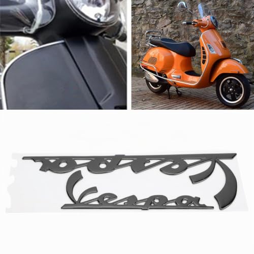 KooingTech Emblem-Aufkleber, Motorrad Aufkleber, 3 Dimensionaler Aufkleber für GTS300 LX125 LX150 125 150 IE Sprint Primavera 300 LX LXV Super(Schwarz)