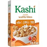 Kashi Breakfast Cereal, Whole Grain, Vegan, Maple Waffle Bites, 12.7oz Box (1 Box)