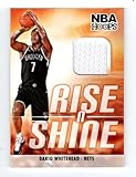 2023-24 Hoops Rise N Shine Memorabilia #15 Dariq Whitehead RC Rookie Used Jersey Brooklyn Nets NBA Basketball Trading Card